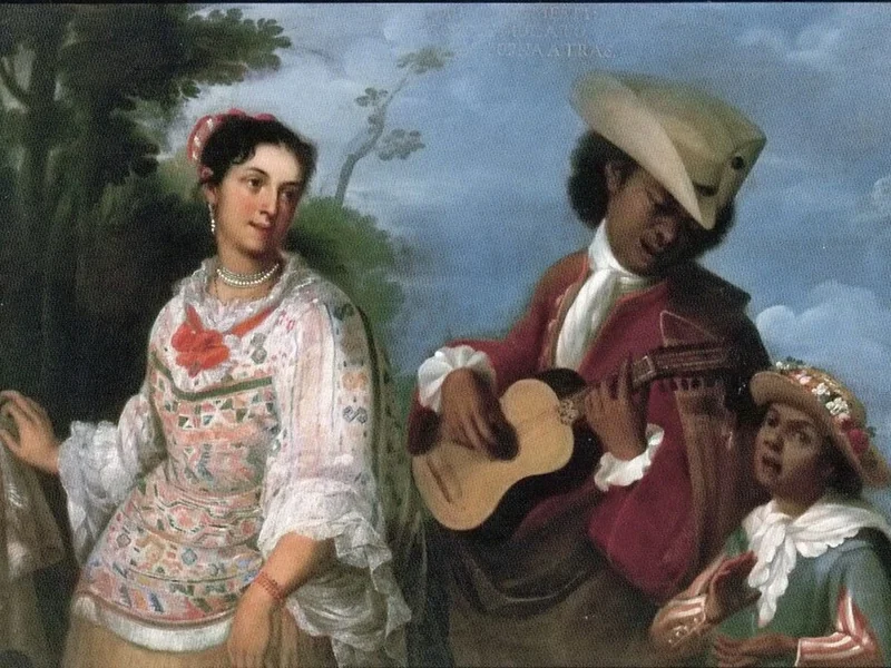 1675-Juan Rodríguez Juárez - Da mulatto e meticcio, produce mulatto, is torna atrás
